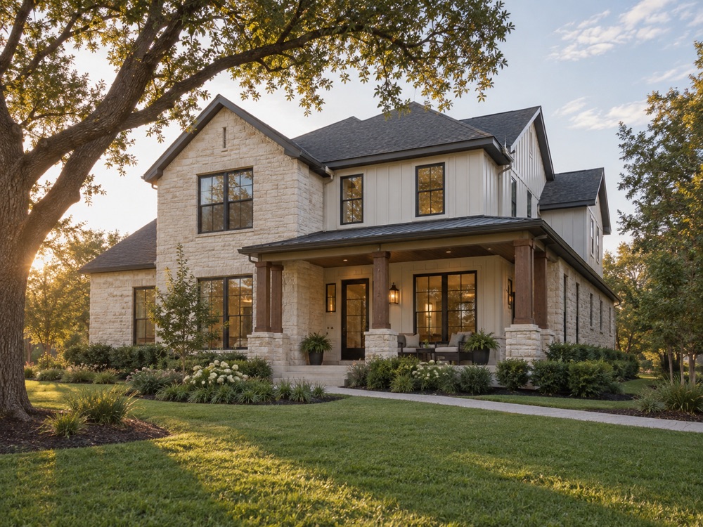 Illustrative two-story home in College Station